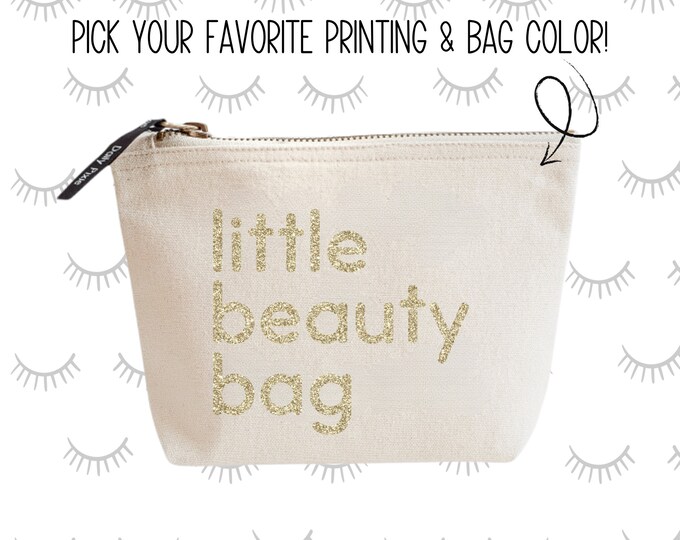 On-The-Go Glam: Compact Little Beauty Bag for Your Makeup Essentials