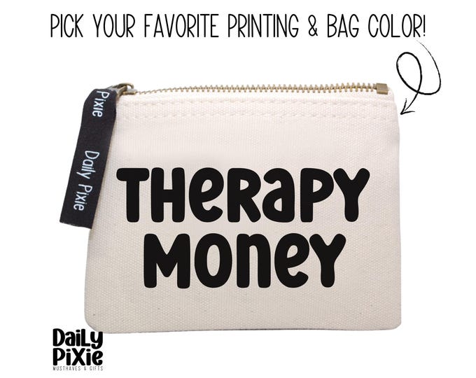 herapy Money Coin Bag – Keep Your Happy Cash Close!