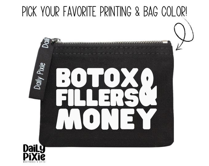 Botox & Fillers Money Coin Bag – Chic Accessory