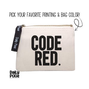 Fashionable Code Red Period Bag: The Stylish Solution for Carrying Your Period Essentials!