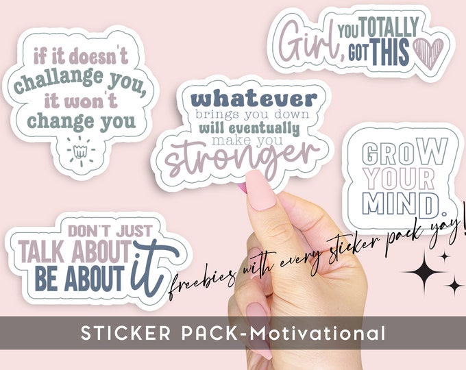 Sticker pack motivational sport quotes
