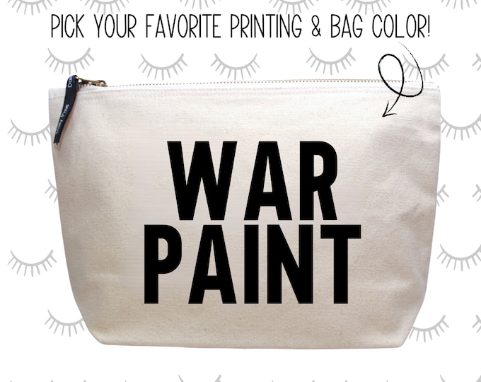 Keep Your War Paint Organized: Large Beauty Bag for Beauty Junkies!