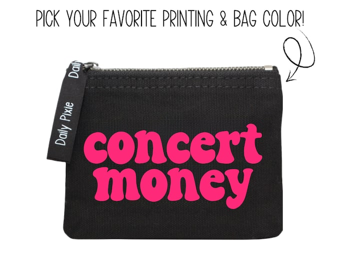 Coin bag - Concert Money: Music Lover's Essential Stay Organized and Never Miss a Beat!