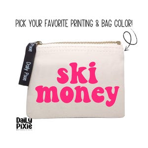 Münztüte - Skigeld: Perfektes Geschenk für Skifahrer und Snowboarder!