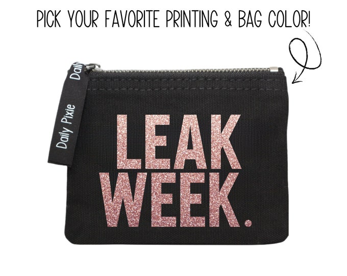 Tampon Period bag Leak Week: Storage with a Splash of Sass - A Giggly Necessity!