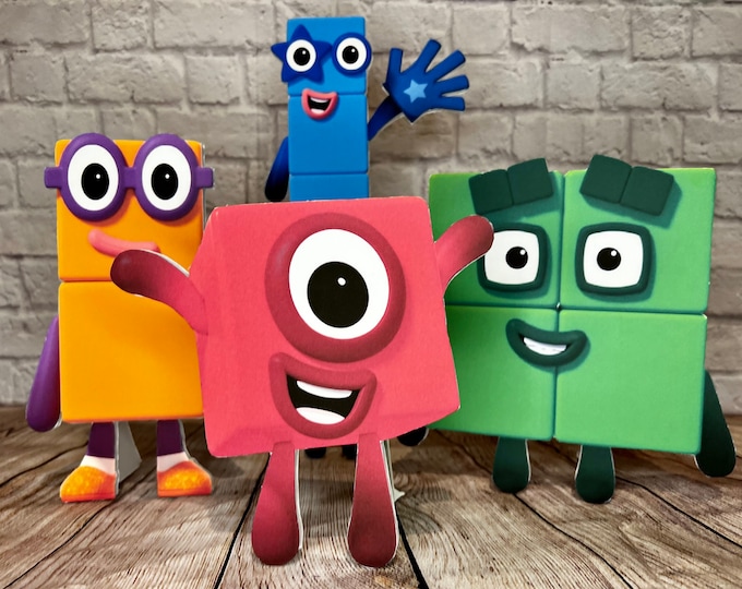Numberblocks Standing Character Cutout - Etsy