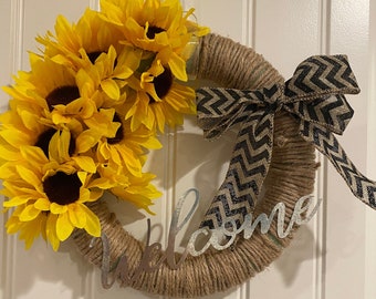 Sunflower Wreath