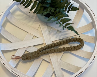 Wristlet-Macrame Key Chain