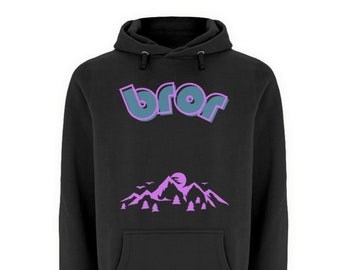 bror | Unisex Premium Hoodie, black  - Unisex Premium Kapuzenpullover