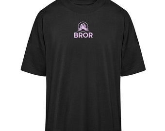 bror | Blaster Oversized Shirt, black  - Organic Oversized Shirt ST/ST