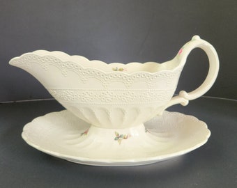 Spodes Jewel Copeland Gravy Boat Dish Vintage