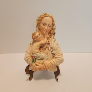 Madonna & Baby Wall Art Italian Religious Jesus Christianity Wall Decor