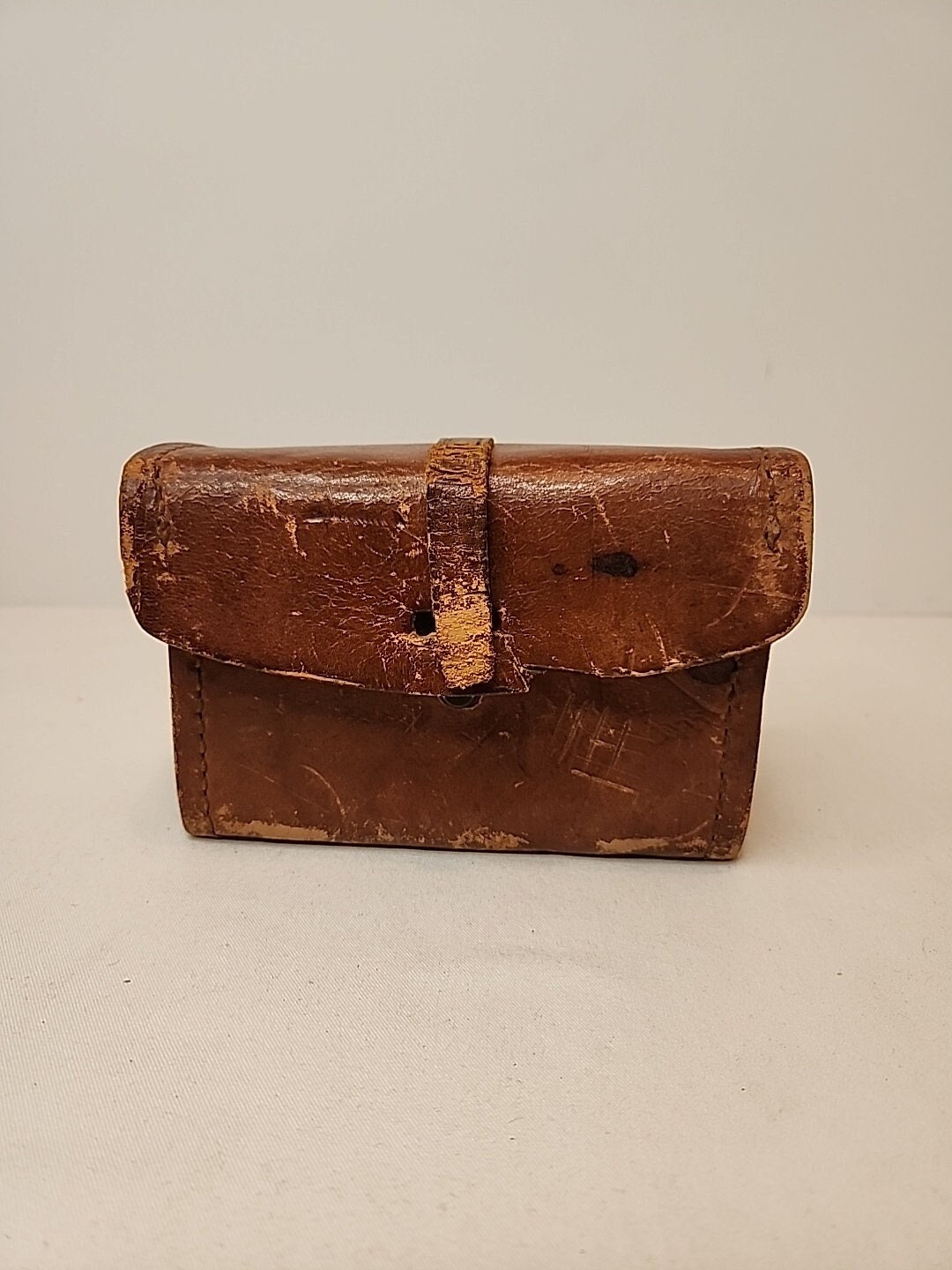 Antique Leather Ammo Pouch Sears 1943 Unique WWII Box - Etsy