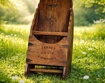 19th C Jersey Grain Company Grain Bucket Grain Bucket Neuseeland
