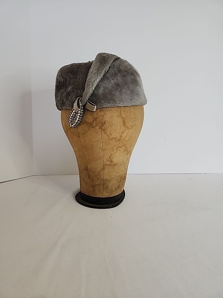 “Vintage Patricia Underwood Faux Fur Winter Hat Brown Plush Old Hollywood Patricia Underwood Hats - Etsy main image 2