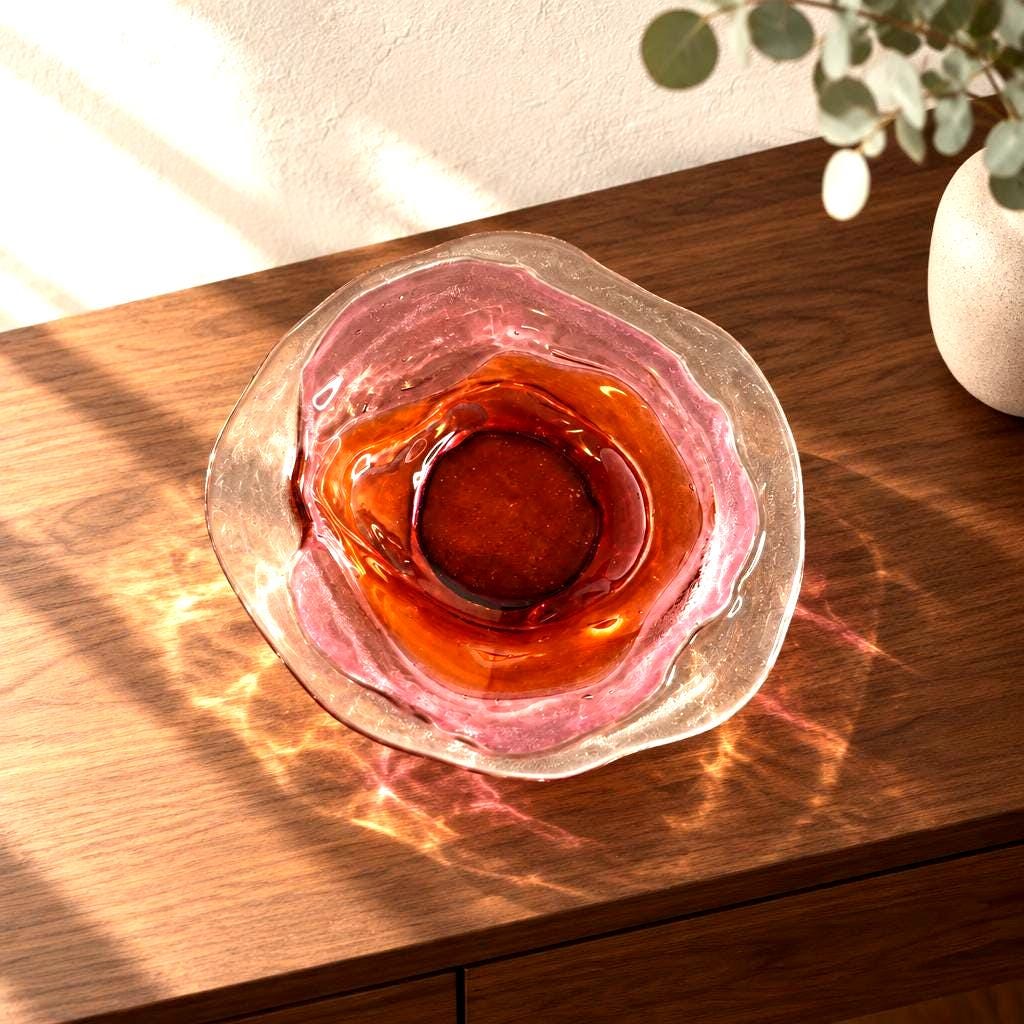 Higgins Glass Bowl - Etsy