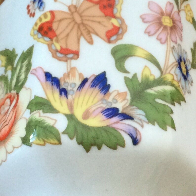 Small Vintage English Bone China Case AYNSLEY COTTAGE GARDEN. Bud Vase Floral image 4