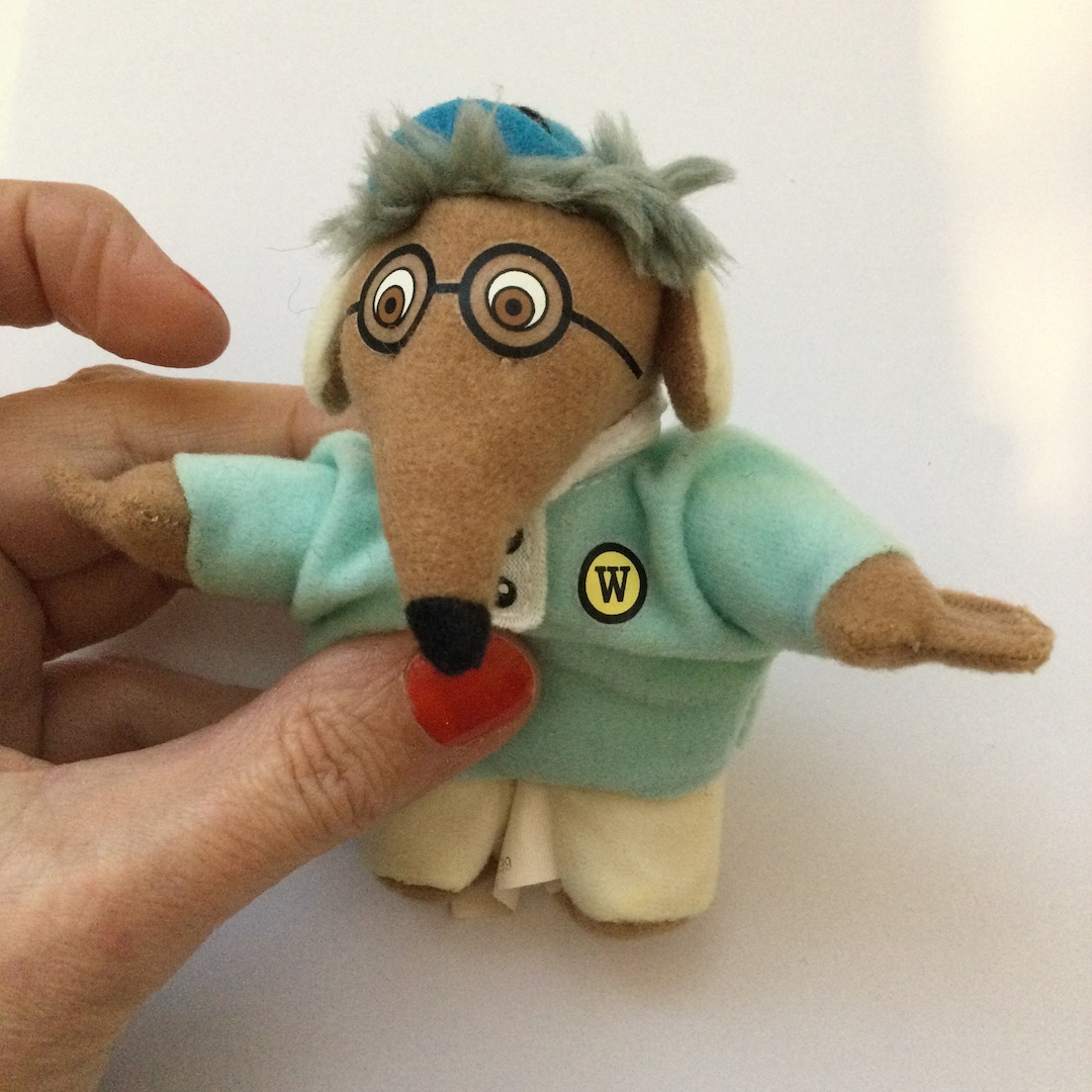 Mcdonalds Collectible Womble Toy 1999 Wellington Plush Soft Toy Happy