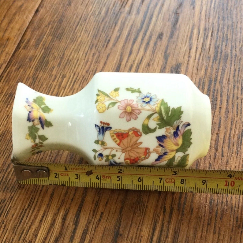 Small Vintage English Bone China Case AYNSLEY COTTAGE GARDEN. Bud Vase Floral image 3