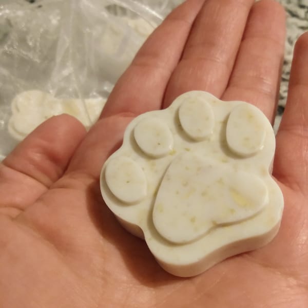 Dog shampoo with lavender, eucalyptus, oatmeal & shae butter!