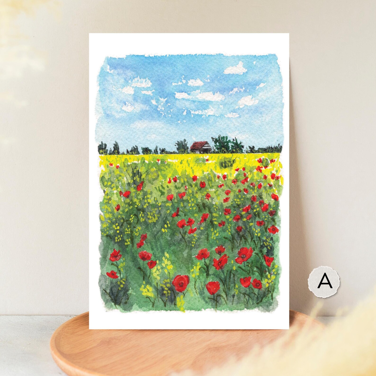 Small Minimalist Landscapes in Watercolor for Nature Lovers - Etsy