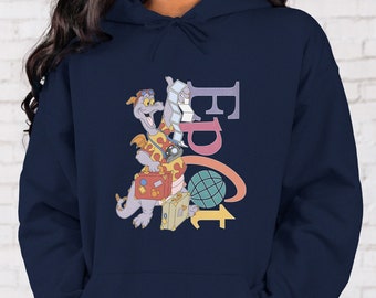 Disney Epcot Sweatshirt, Epcot Figment Sweatshirt, Disney Figment Sweatshirt, Disney Trip Sweatshirt, Purple Dragon Sweatshirt