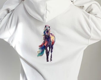 Cute Horse Hoodie, Horse Lover Hoodie, Horse Girl Hoodie, Animal Lover Hoodie, Farm Hoodie, Horse Riding Shirt, Gift For Horse Lover