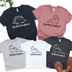 Dinosaur Family Shirts, Mamasaurus Dadasaurus Babysaurus Shirt, Matching Family Outfit, Family Vacation Shirts, Family Funny shirt