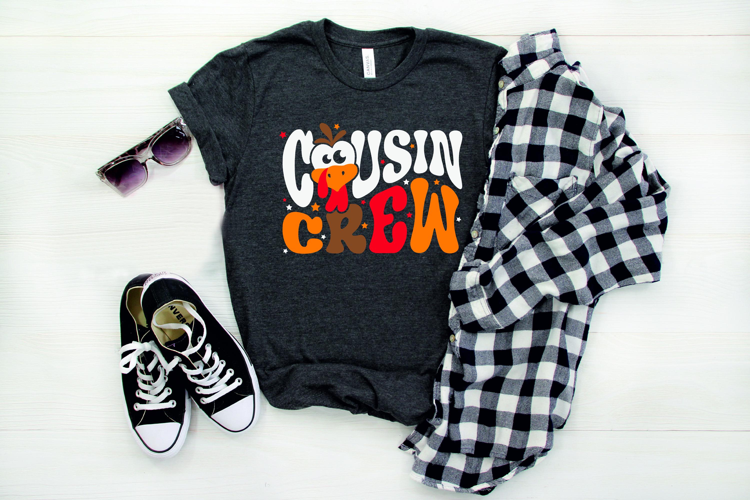 Cousin Crew Thanksgiving Shirt, Matching Thanksgiving Shirt, Family Thanksgiving Shirt, Autumn Tee, Holiday Shirt, Thanksgiving Dinner Shirt