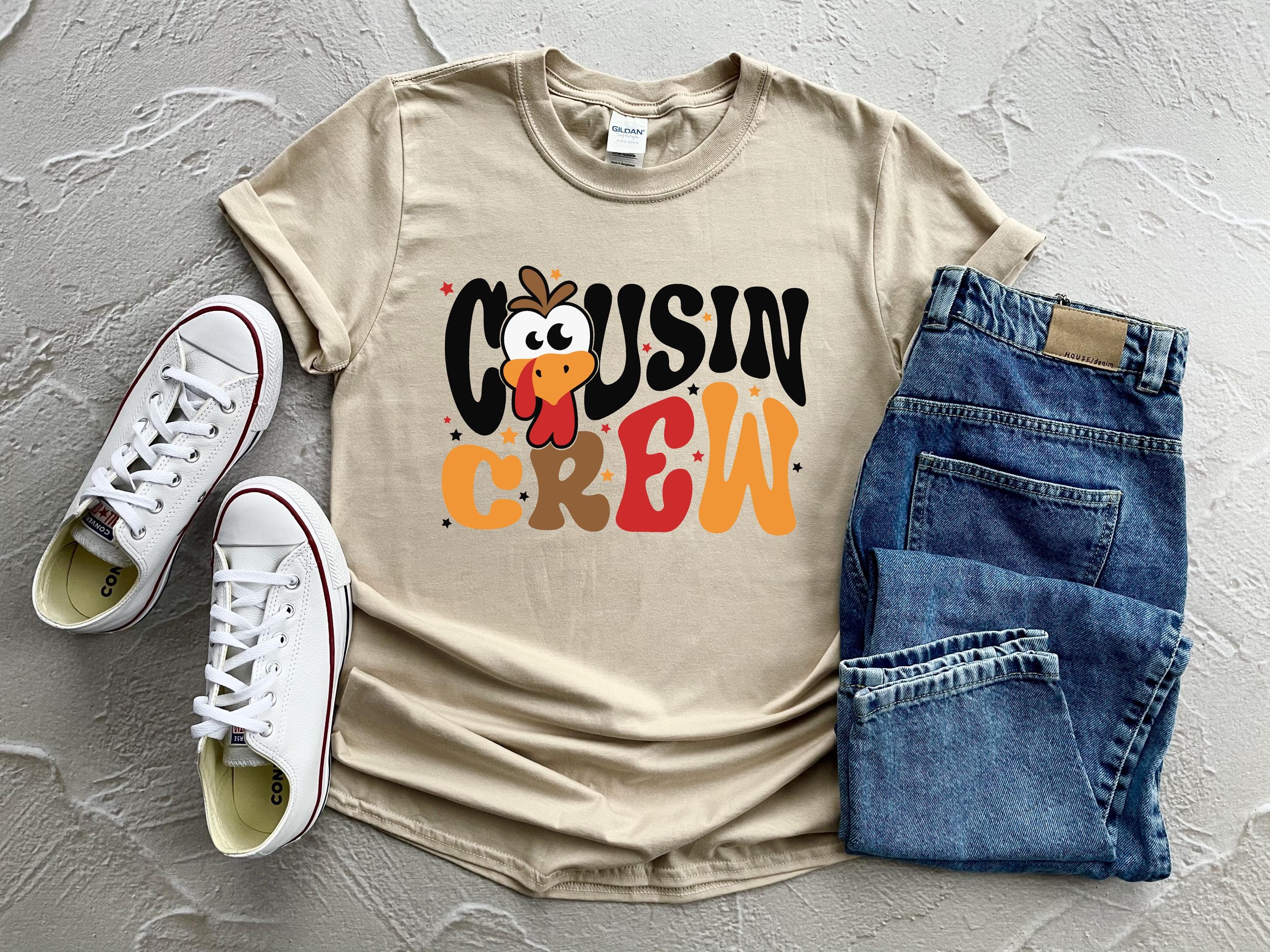 Cousin Crew Thanksgiving Shirt, Matching Thanksgiving Shirt, Family Thanksgiving Shirt, Autumn Tee, Holiday Shirt, Thanksgiving Dinner Shirt