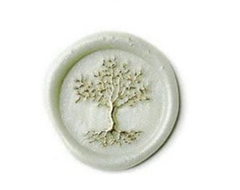 3D tree of life Wax Seal Stamp Kit, tree wax seal kit, envelope seal stamp, invitation seal stamp