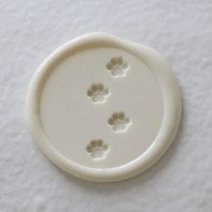 Paws line Wax Seal Stamp Kit, paw prints winter wax seal kit, envelope seal stamp, invitation seal stamp