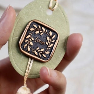 Branch love Wax Seal Stamp Kit, flower wax seal kit, envelope seal stamp, invitation seal stamp