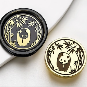 Panda Wax Seal Stamp Kit,panda wax seal kit, envelope seal stamp, invitation seal stamp, laser engraving stamp