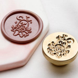 Ghost lights Wax Seal Stamp Kit,ghost wax seal kit, envelope seal stamp, invitation seal stamp