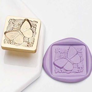 3D Butterfly Change Wax Seal Stamp Kit,butterfly wax seal kit, envelope seal stamp, invitation seal stamp