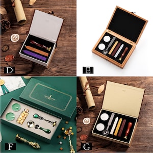 Custom Wedding Wax Seal Stamp Kit, Personalized wedding wax seal kit, envelope seal stamp, invitation seal stamp,