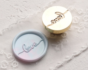 Love Wax Seal Stamp Kit, love wax seal kit, envelope seal stamp, invitation seal stamp