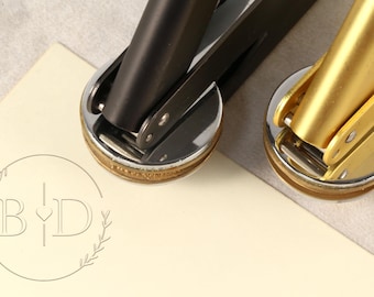 Personalized Embosser for Wedding Invitations,Custom Wedding Embosser Stamp,Custom Monogram Embosser Stamp