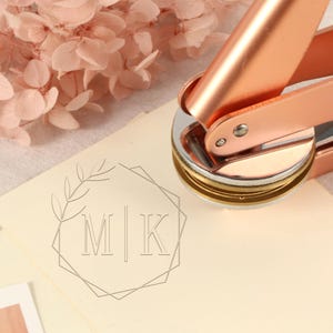 Customized  Wedding Embosser for Invitations,Custom Wedding Embosser Stamp,Custom Monogram Embosser Stamp