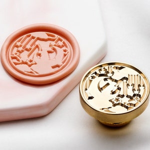 Star rabbit Wax Seal Stamp Kit, rabbit wax seal kit, envelope seal stamp, invitation seal stamp