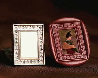 Photo frame Wax Seal Stamp Kit,photo wax seal kit, envelope seal stamp, invitation seal stamp