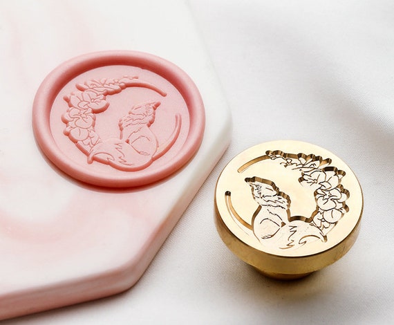 Flower Fox Wax Seal Stamp Kit,fox Wax Seal Kit, Envelope Seal