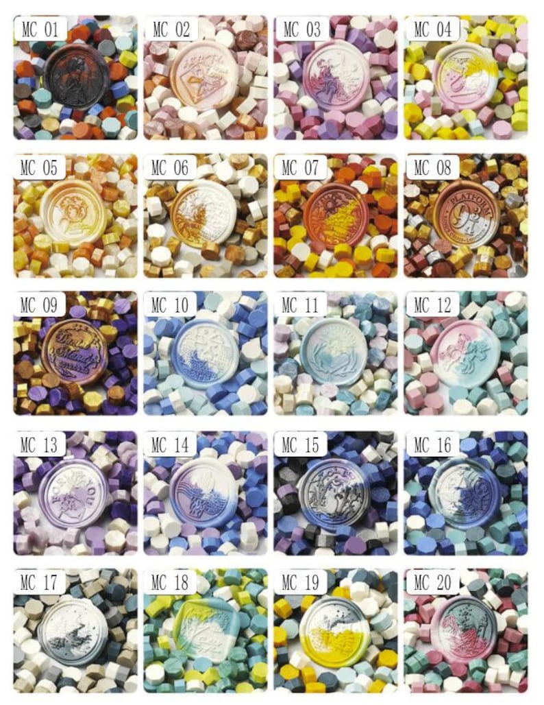 Snowflake Wax Seal Stamp Kit, irregular shape journal wax seal kit, envelope seal stamp, invitation seal stamp, packaging stamp image 2