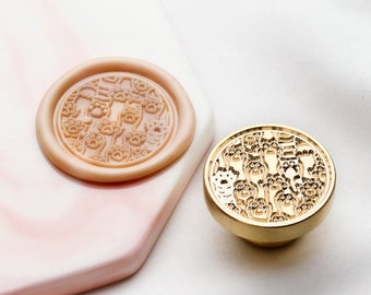 Cat paws Wax Seal Stamp Kit, paw wax seal kit, envelope seal stamp, invitation seal stamp