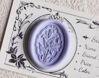 Calla lily Wax Seal Stamp Kit, floral wax seal kit, envelope seal stamp, invitation seal stamp