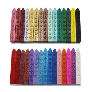 Wax Seal stick, Sealing Wax stick for wax seal stamp ,Wedding Gift Wrapping, 40 colors,