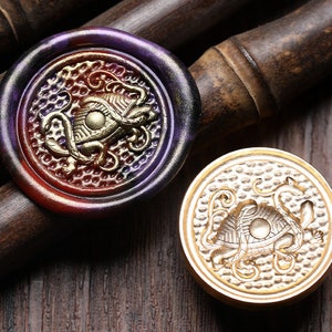 3D The Tortoise Wax Seal Stamp Kit, wax seal kit, envelope seal stamp, invitation seal stamp