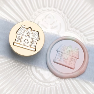 3D House Wax Seal Stamp Kit, house wax seal kit, envelope seal stamp, invitation seal stamp