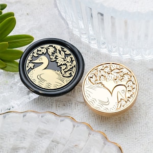 Flower Wild Geese Wax Seal Stamp Kit, ballet shoes wax seal kit, envelope seal stamp, invitation seal stamp